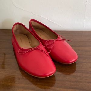 Mansur Gavriel Dream Ballerina Flat in Flamma